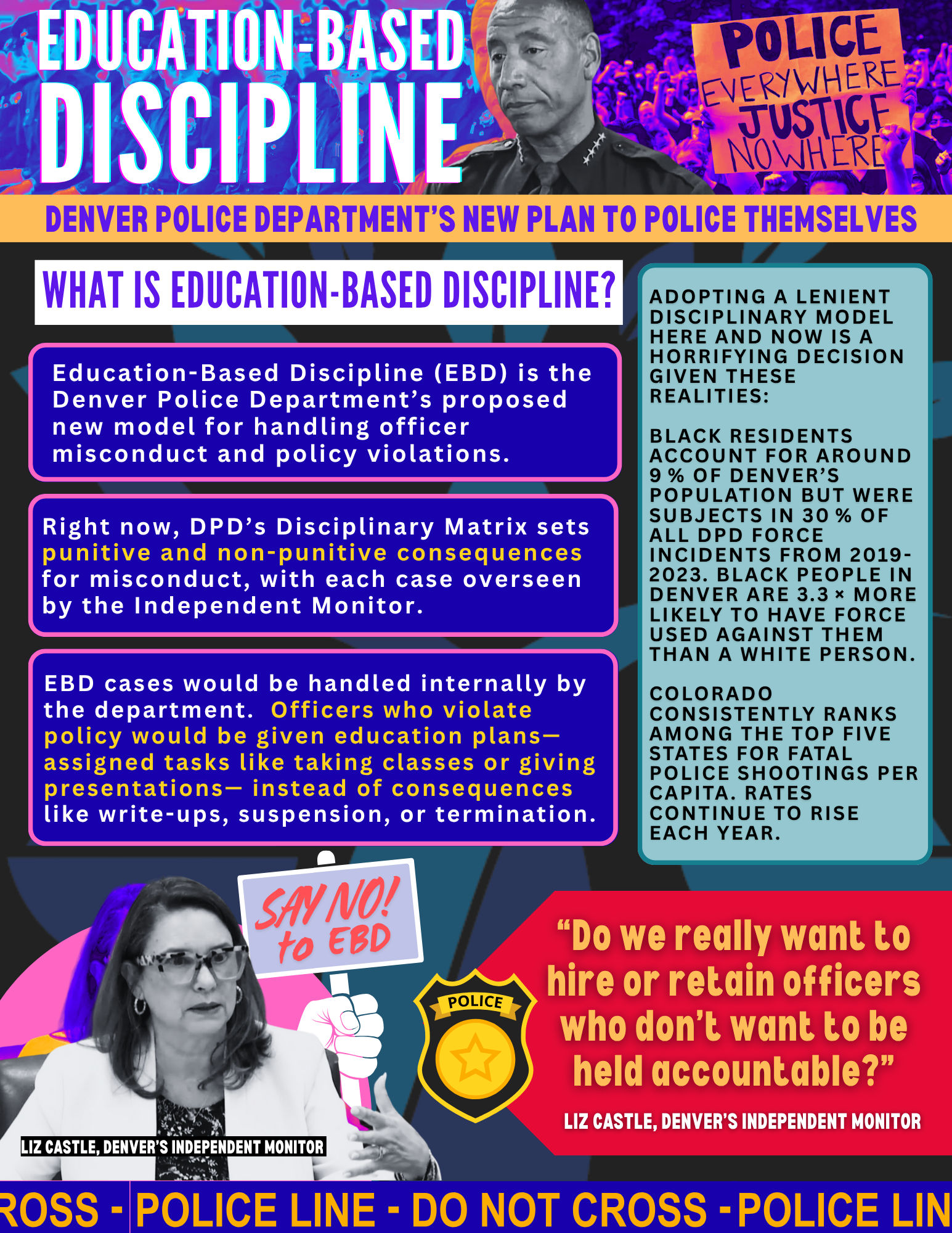 Denver Justice Project Opposes Education Based Discipline